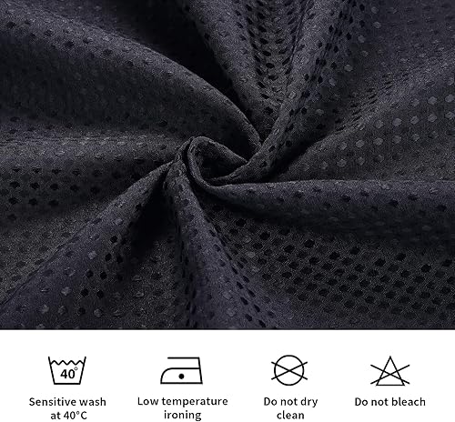 Miniatura 5 de LaCyan Juego de cortina de ducha impermeable 3 en 1 y forro transparente con 12 ganchos de acero inoxidable de doble cara para baño, 72 pulgadas,