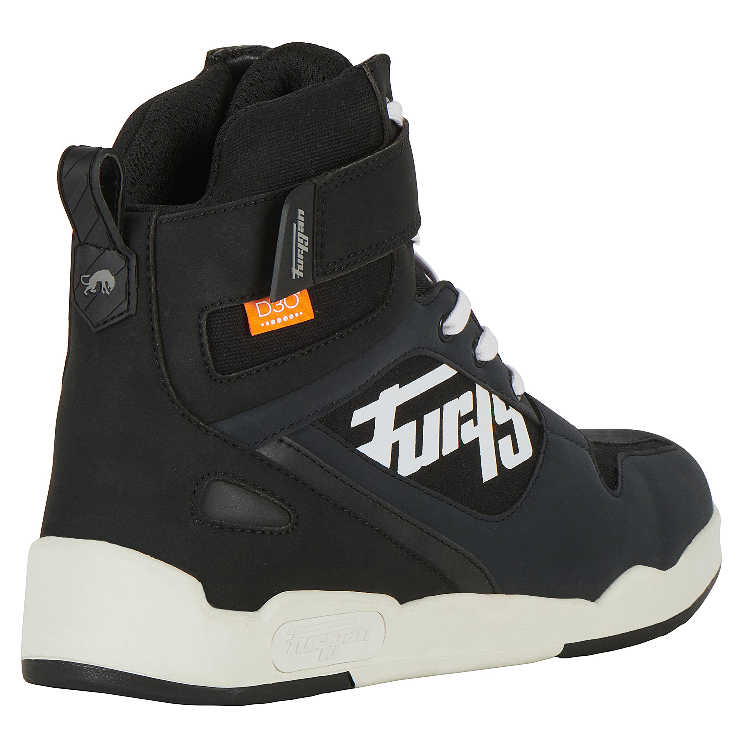 FURYGAN CHAUSSURES BASKET GET DOWN D3O CHAUSSURES DE MOTO - MODERNE & CONFORTABLE - INSERTS RETRO-REFLECHISSANTS - ETANCHE & RESPIRANT - PROTECTION MALEOLLES D3O - TAILLES DIFFERENTES