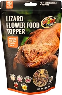 Zoo Med Flower Food Topper - Lizard - 1.4 oz, Assorted
