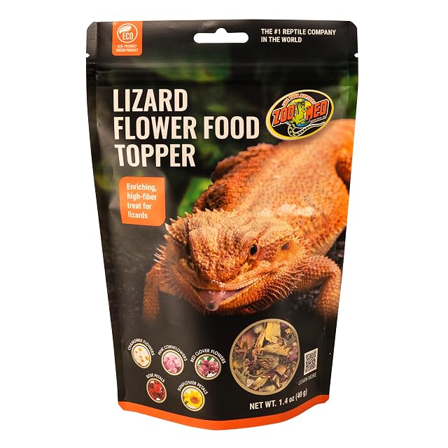Zoo Med Flower Food Topper for Lizards 1,4 Ounce
