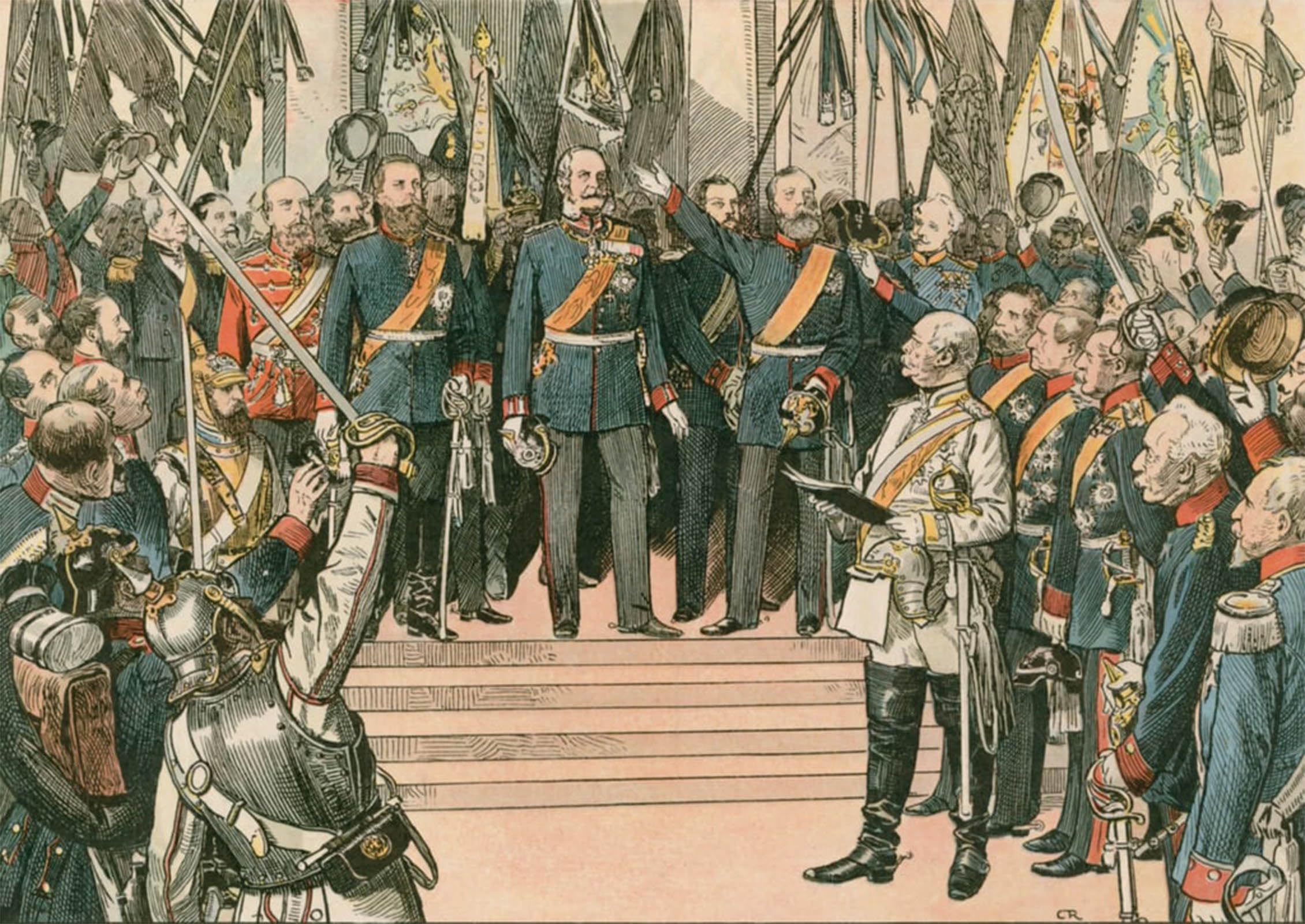 SERENDIPITP Aesthetic Poster Photo Wall Print Retro Picture Wilhelm I King of Prussia and First German Emperor by Carl Rohling Modern Wall Artwork for Home Decor 60x90cm