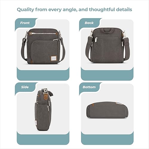 Vista 5 de Travelon Anti-Theft Heritage Tour Bag Peltre