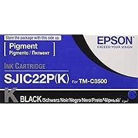 Epson SJIC22P Cartuccia d'Inchiostro Originale, Colore Nero