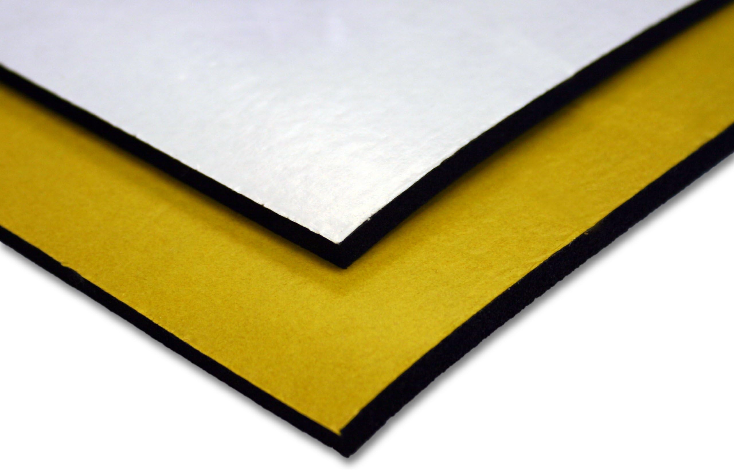 SELF ADHESIVE BACKED BLACK NEOPRENE SPONGE/FOAM RUBBER SHEET 300MM X 300MM X 1.5MM THICK (One Side)