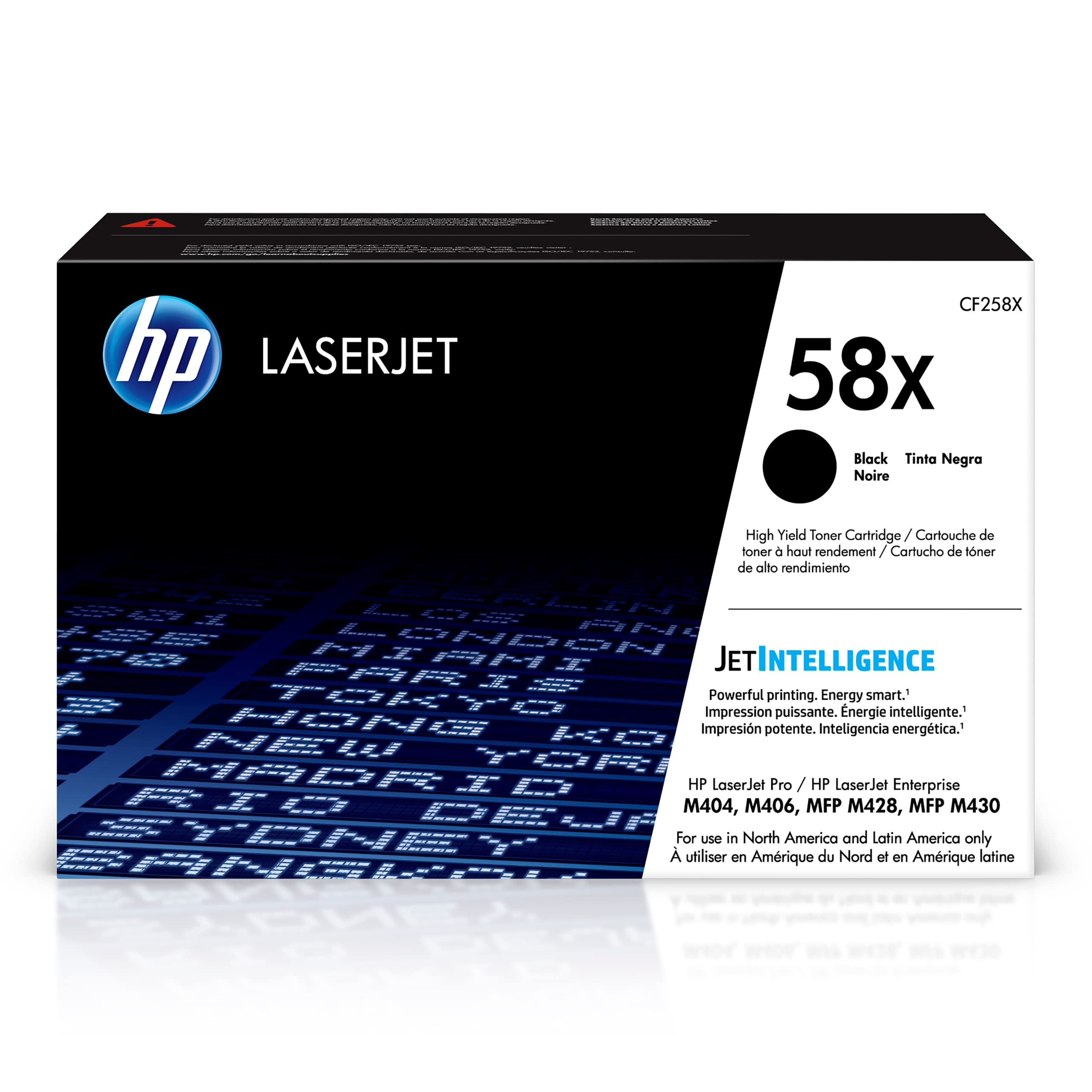 Original HP 58X Black High-Yield Toner Cartridge | Works with HP Laserjet  Enterprise M406dn, HP Laserjet Enterprise MFP M430f, HP Laserjet Pro M404  Series, HP Laserjet Pro MFP M428 Series | CF258X :