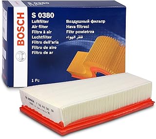 Bosch S0380 Car Air Filter - Separates Particles from the Air Intake - Moisture-resistant plus High Tensile Strength