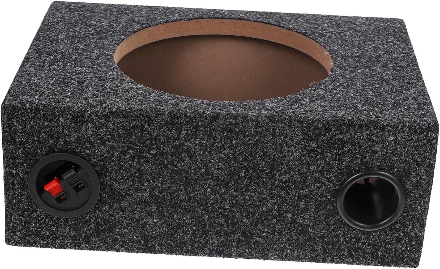 BESTOYARD Subwoofer Sealed Enclosure for Car Audio DIY Accessory for Enhanced Sound Quality Carpeted Box for Powerful Bass Compatible with Various Car Models Easy Installation