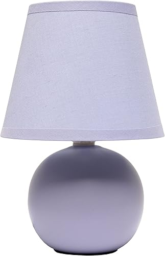 Miniatura 13 de Simple Designs - Mini lámpara de mesa de globo de cerámica Home Simple Designs