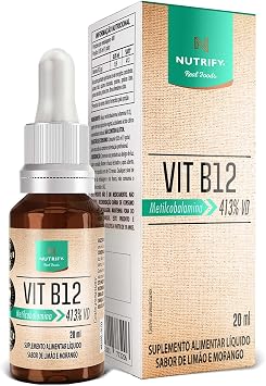 Vitamina B12 Líquida Nutrify Metilcobalamina 20ml