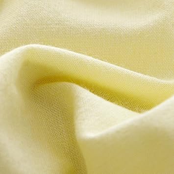 KAREVER Light Yellow Comforter King Washed Cotton 3 PCs 100% Cotton Bedding Set Light Yellow King Size Comforter Set