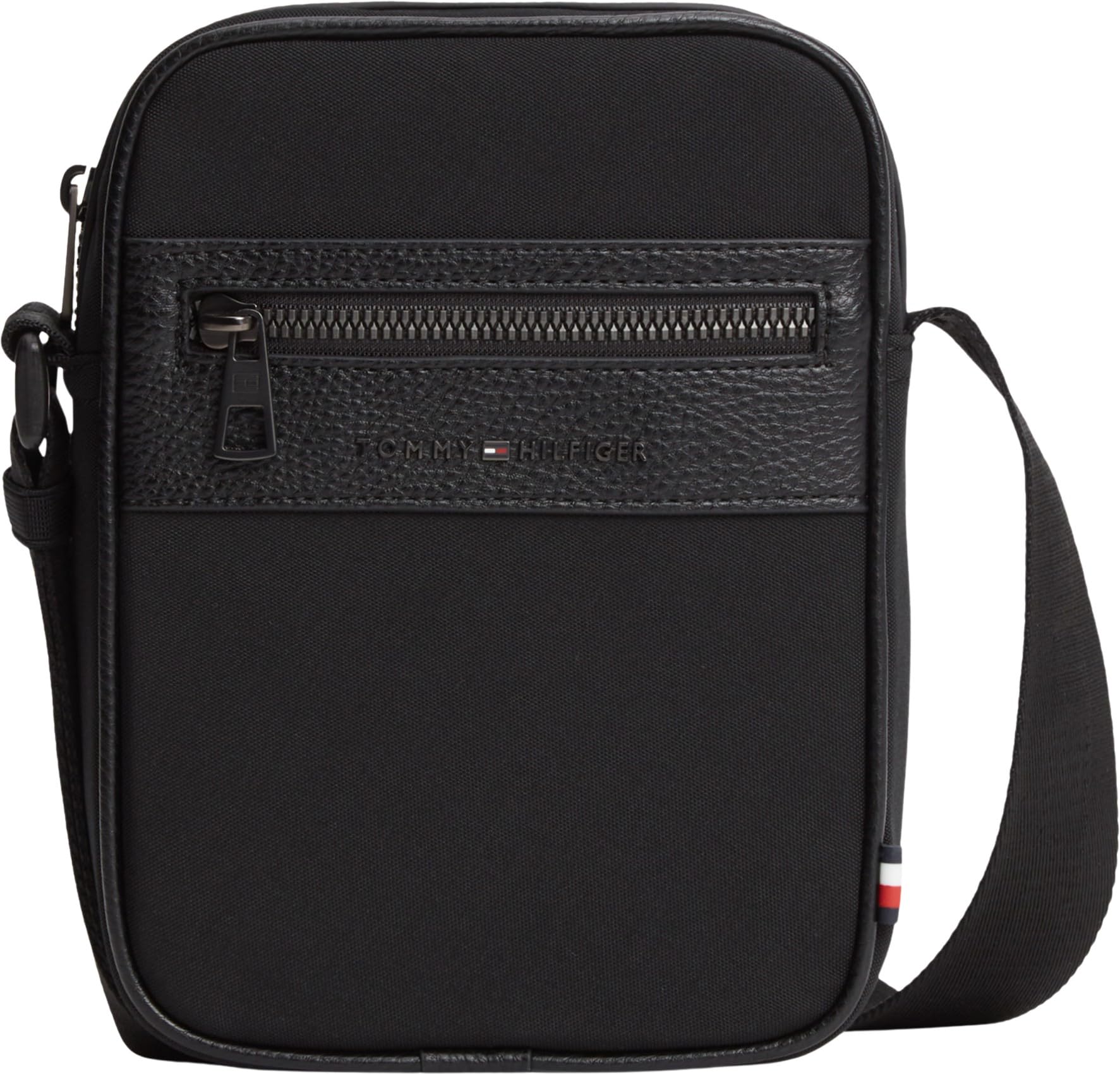 Tommy Hilfiger Men Th Repreve Mini Reporter AM0AM14448 Other Handbags, BLACK, One Size