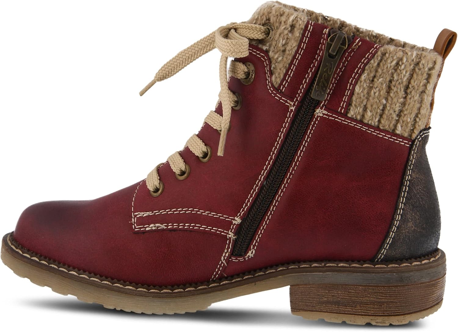 Spring Step Relife Khazera Women's Waterproof Ankle Boots with Full-Length Zipper – Western Outdoor Style