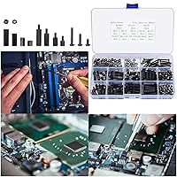 Vista 7 de 260 piezas M3 macho hembra separadores hexagonales de nylon, kit surtido de tornillos y tuercas de separadores hexagonales roscados de nylon