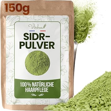 Sidr Powder 150g Natural Jujuberry Powder for Hair and Face Ayurvedic Qasil Moisturising and Volume Hair Care and Mask for Growth and Volume
