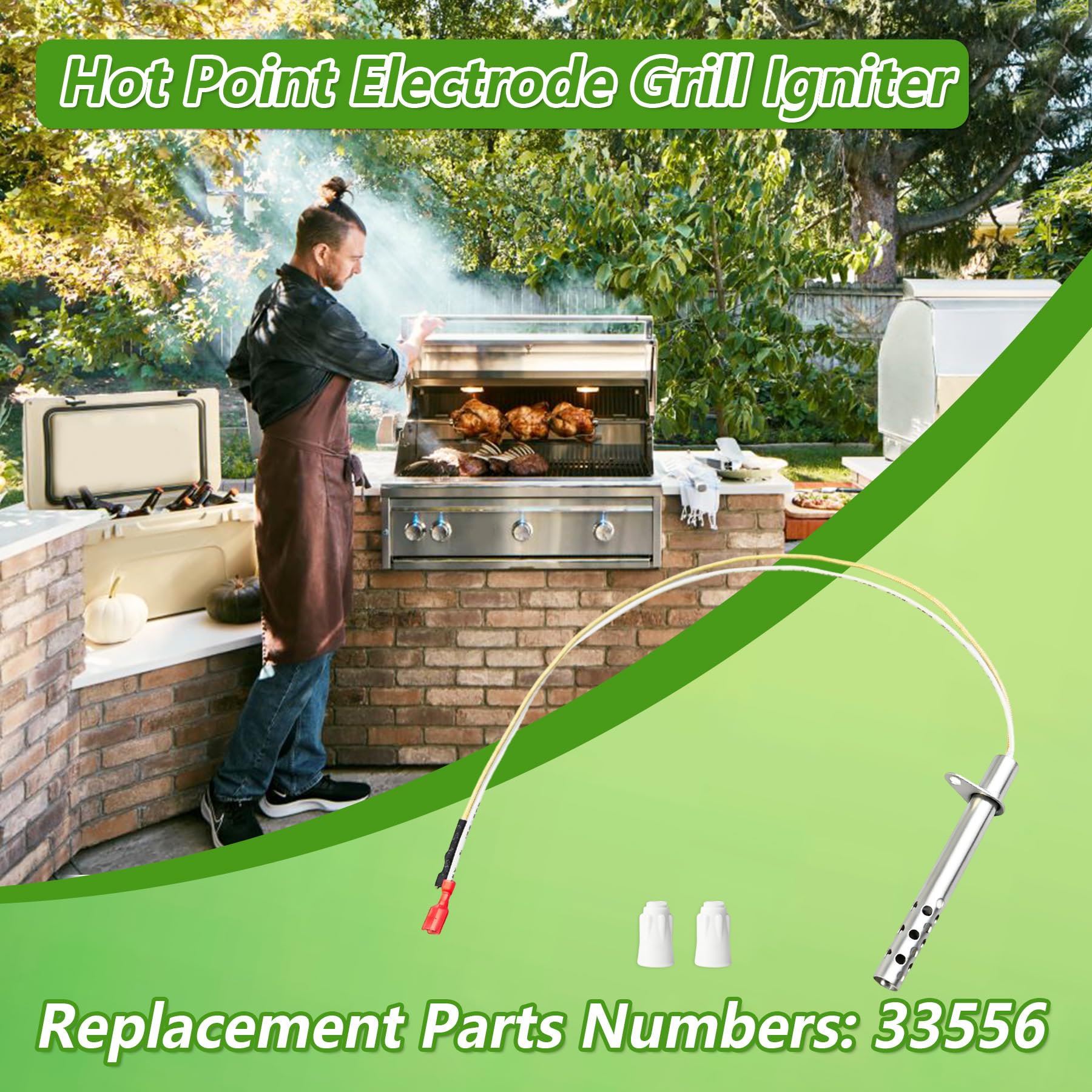 33556 Encendedor de parrilla con electrodo de punto caliente