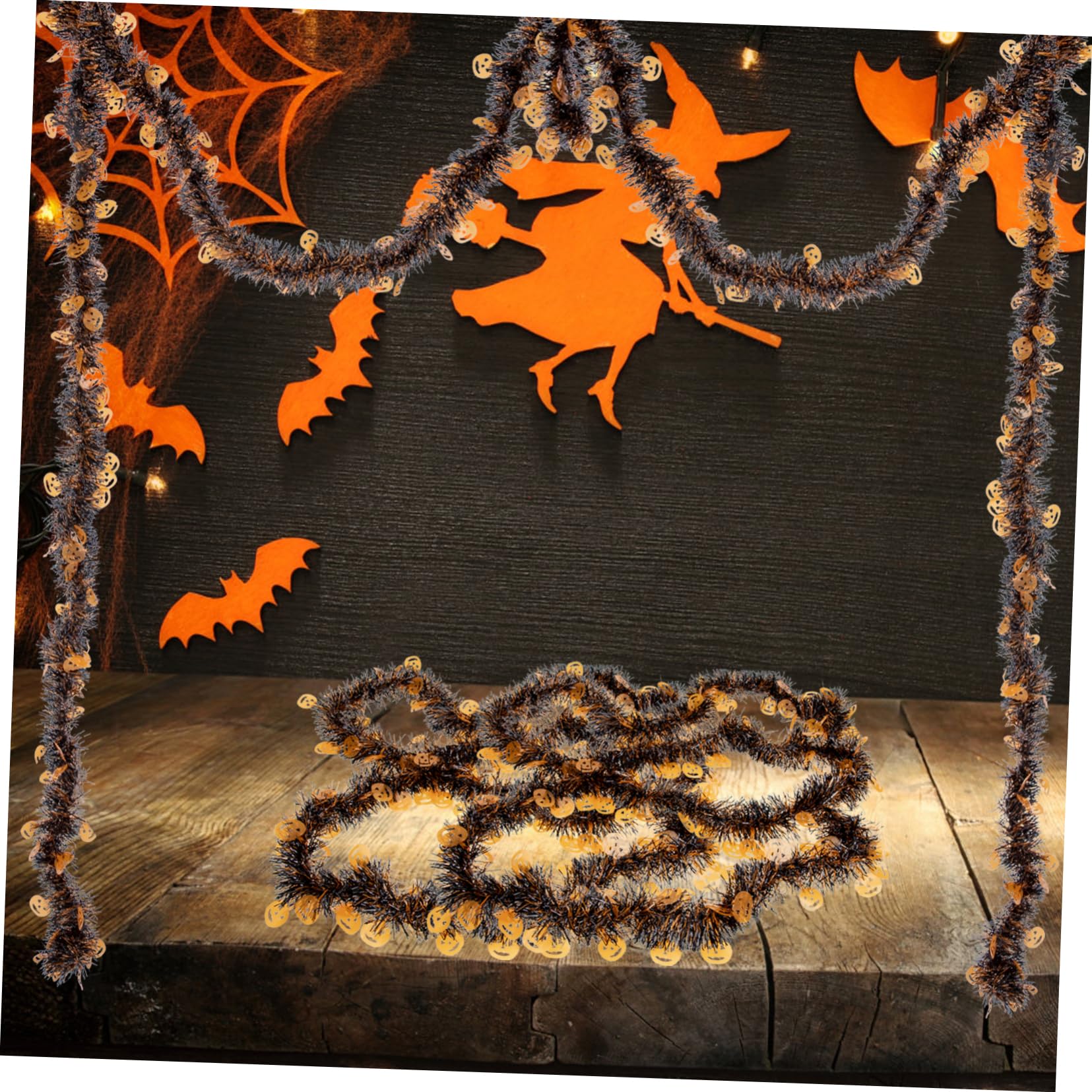Alipis 12 STK Halloween-Dekorationen Adornos Navideños para Exterior Hochzeitsdekorationen im Freien Halloween wanddeko Halloween aussendeko Schlafzimmer-Halloween- Halloween-Kranz