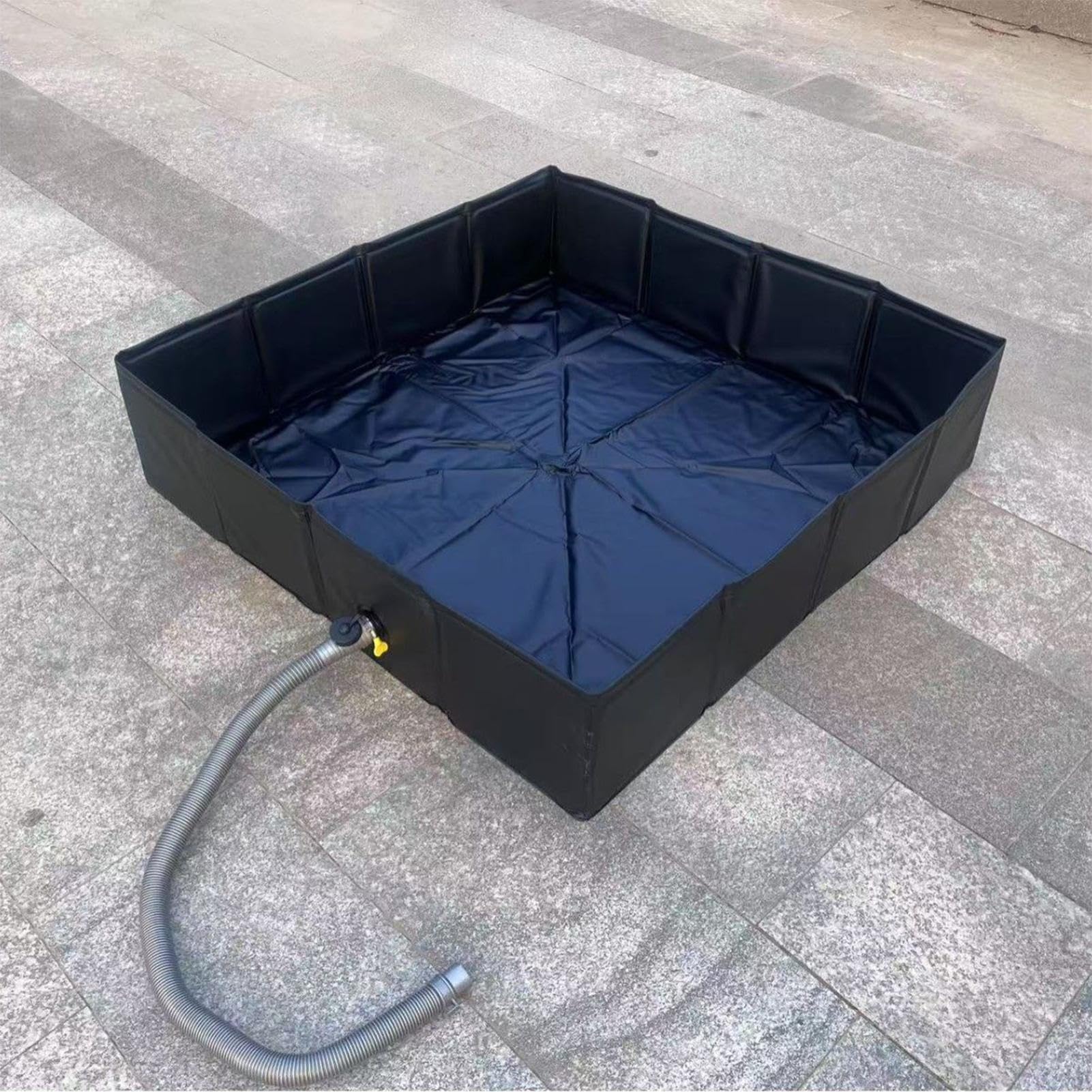 Tragbare Duschwanne Wasserdichtes Becken Mit Ablaufloch | Faltbare Outdoor-Duschkabinen-Bodenplatte - und Vorboden für Campingplätze und