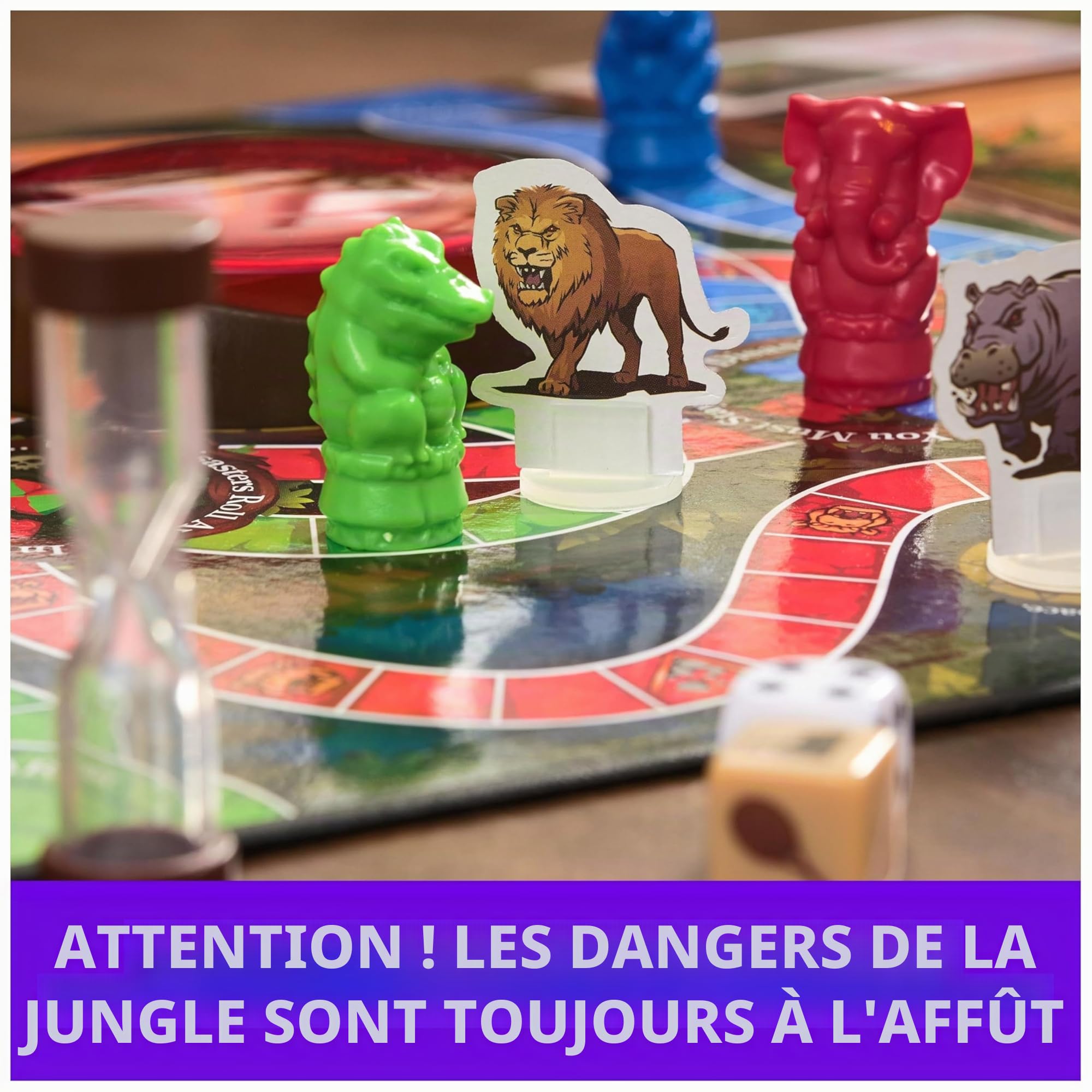 Éditeur Jeux, Jumanji Le Jeu, Le Classique Jeu de Table d'Aventure pour Familles et Enfants à partir de 8 Ans,