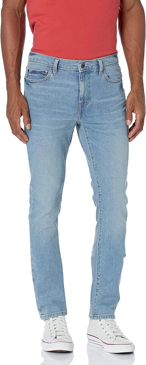 Amazon Essentials Hombre Vaqueros Elásticos y Cómodos de Corte Ceñido…