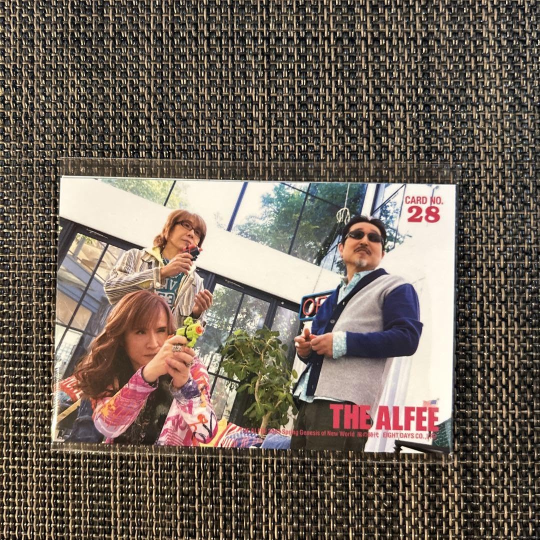Amazon.co.jp: THE ALFEE アルフィー 2023 春 風の時代 トレカ お三方