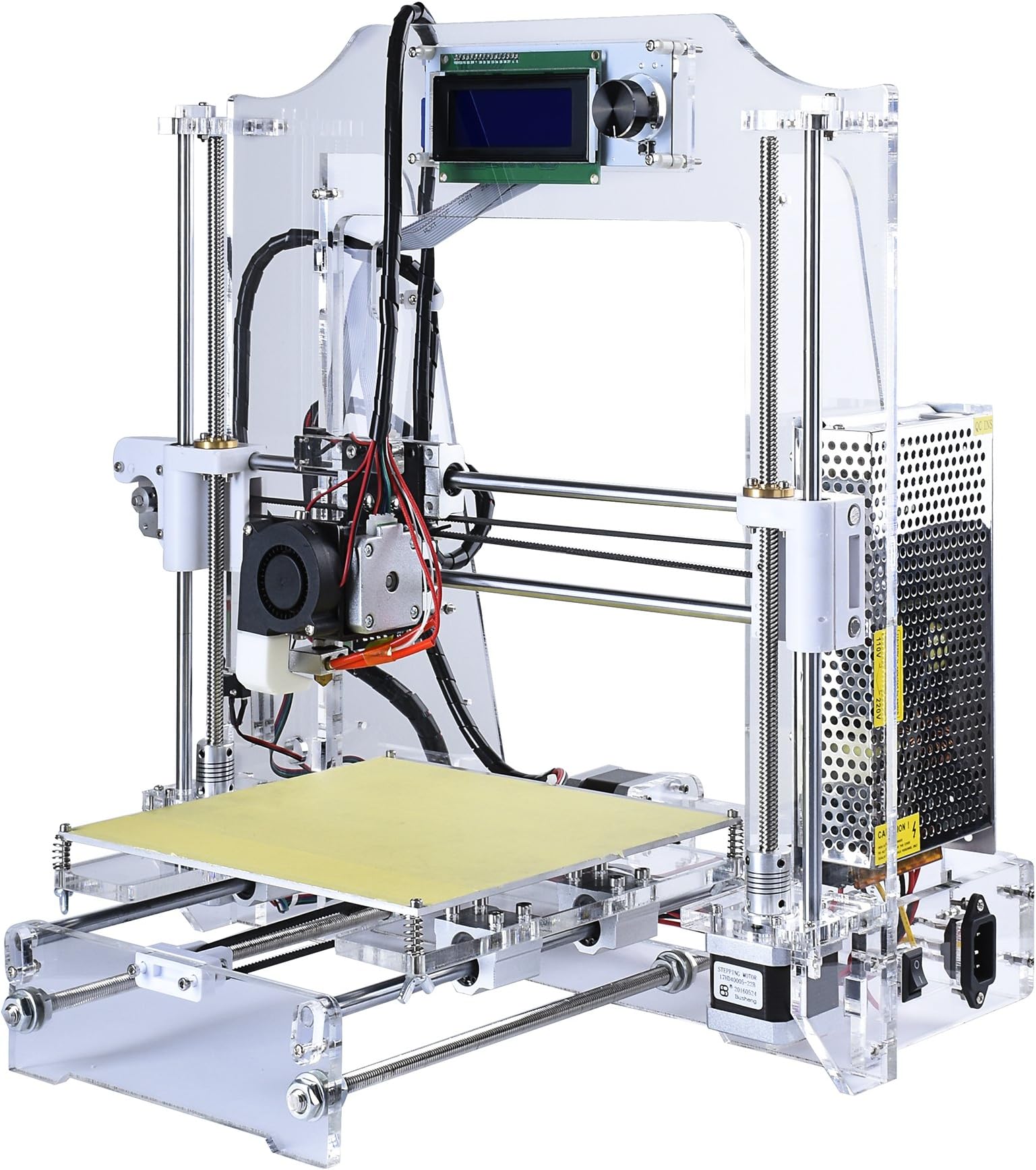 Upgraded DIY Desktop 3D Printer Reprap prusa I3, Black