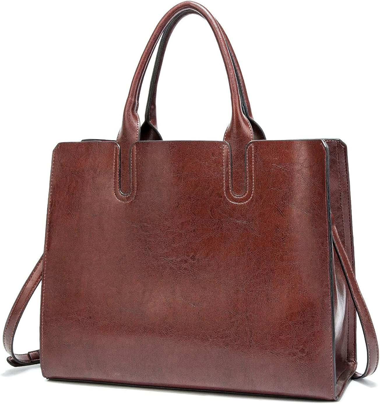 FADPRO Purses and Handbags for Women PU Leather Trunk Tote Shoulder Bag
