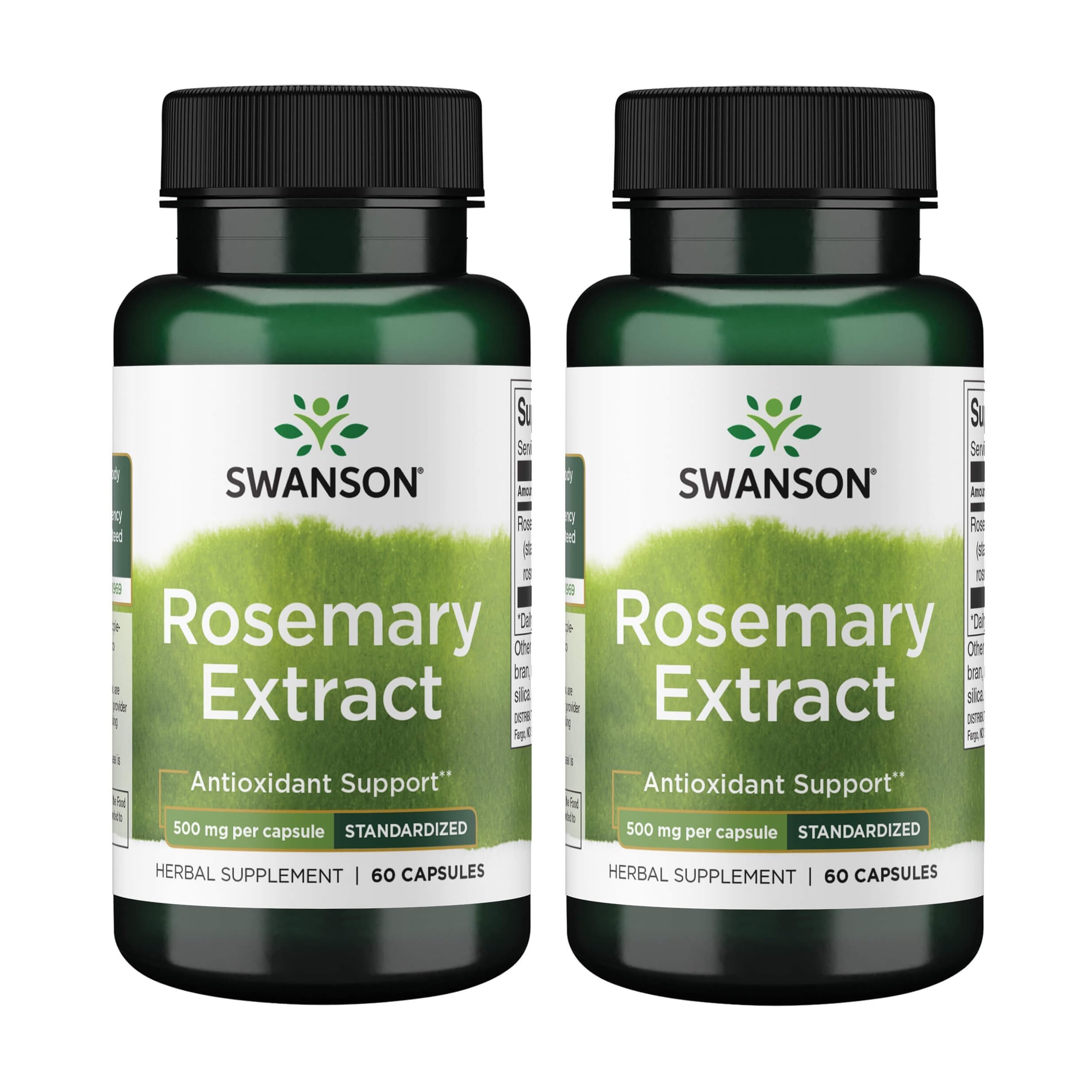 Swanson Rosemary Extract - Standardized 500 mg Capsules