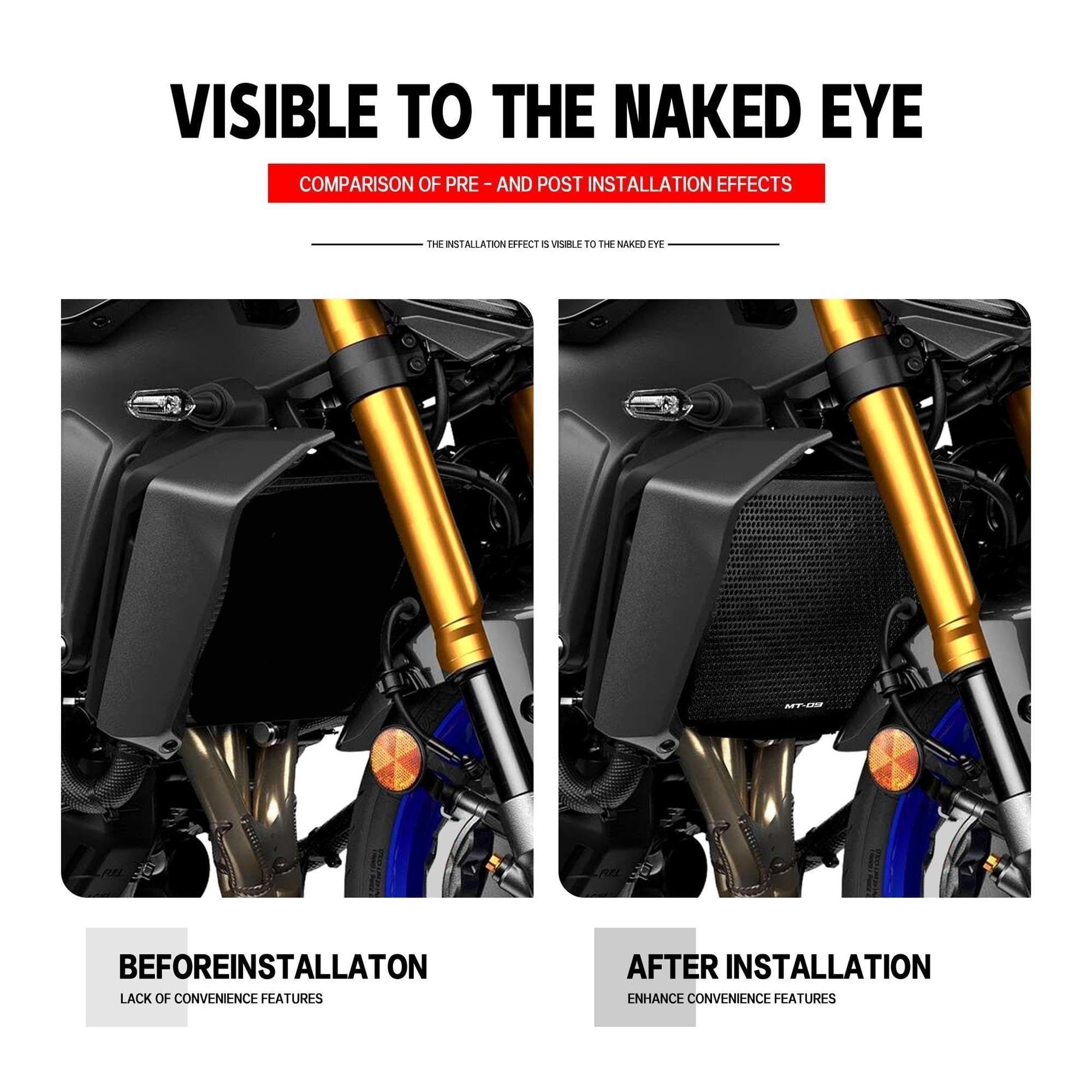 Dla YAMAHA MT-09 FZ09 2014-2025 Osłona Grilla Chłodnicy Motocykla
