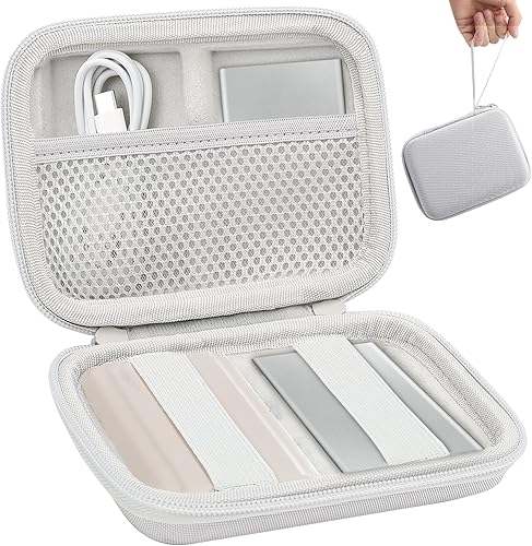 Aenllosi Funda de viaje rígida de repuesto para Samsung T9T7T7 TouchT7 Shield Portable SSD, color blanco (solo la caja)