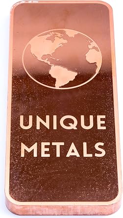 1kg .999 Pure Copper Bar Metal Element Design - Unique Metal