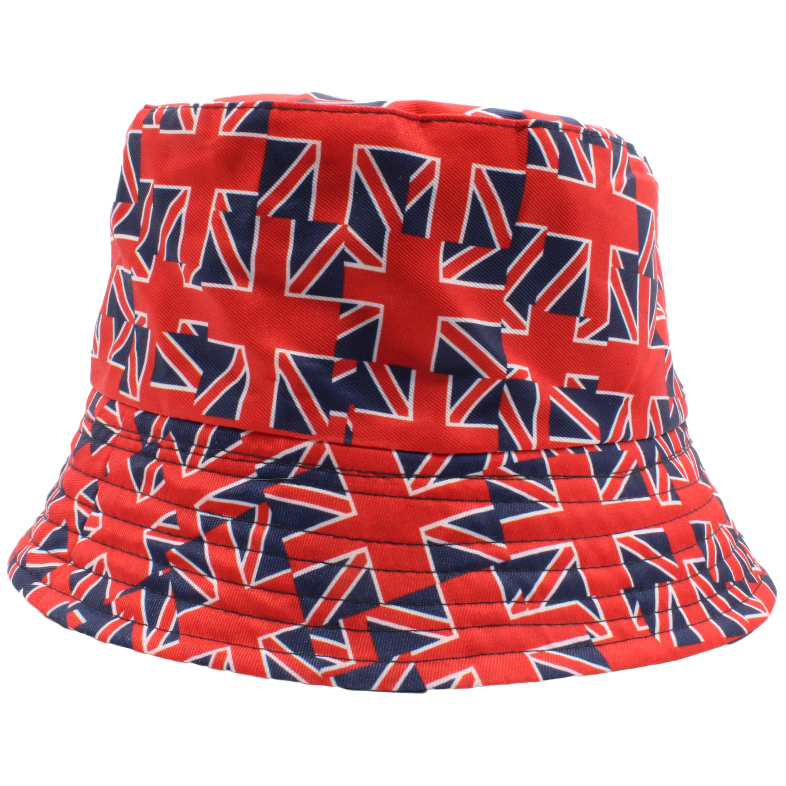 Cherry-On-Top Men's Union Jack Bucket Hat