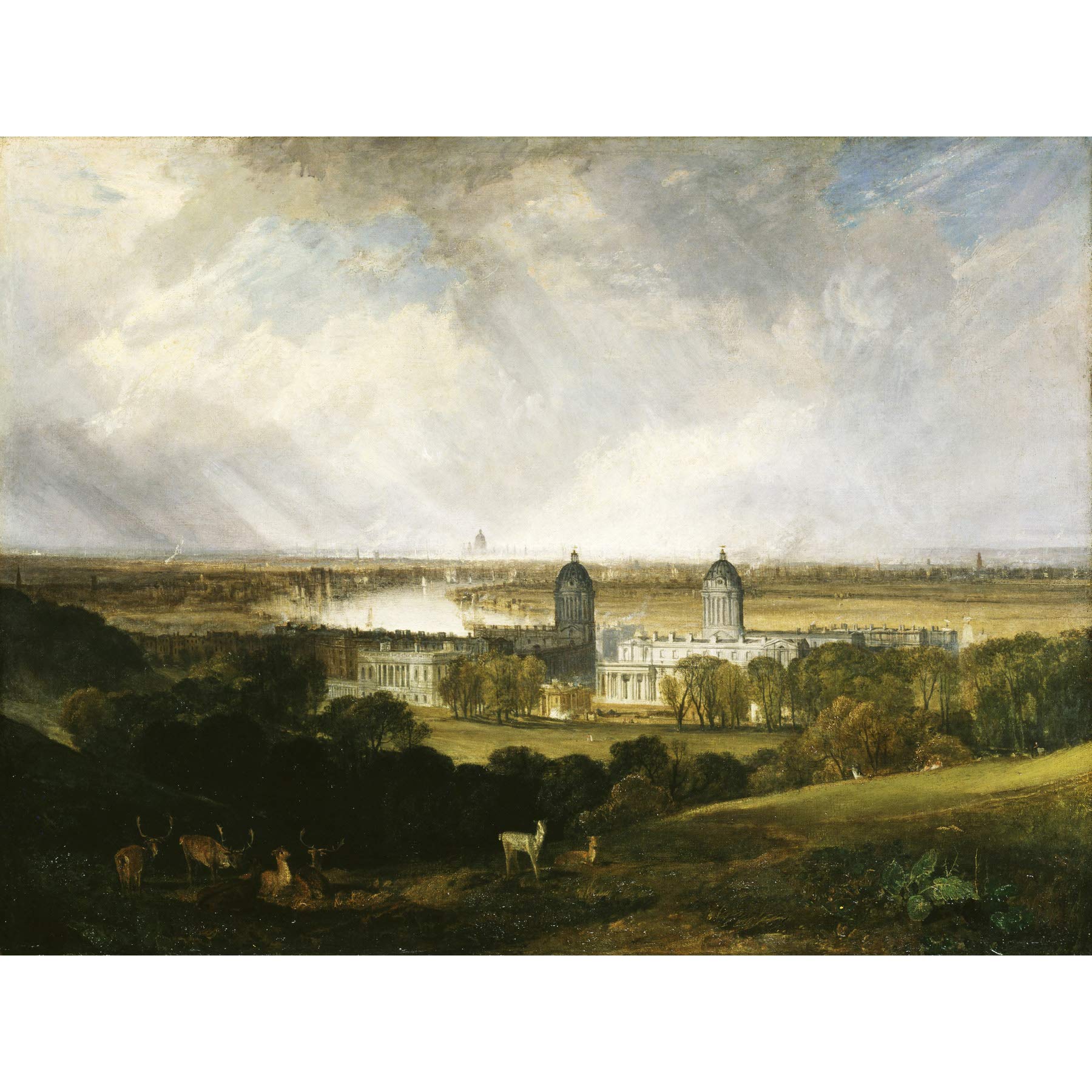 Turner London From Greenwich Park Large Art Print Poster Wall Decor Premium Mural