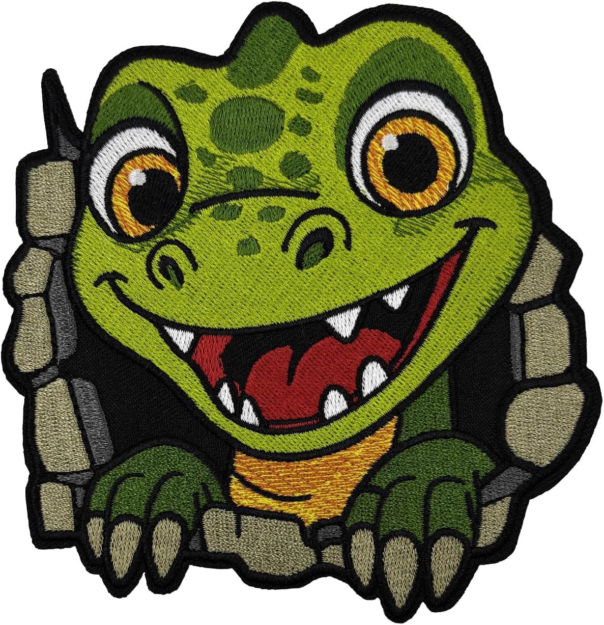 5'' Cute Little T-Rex Dinosaur Embroidered Iron On Patch