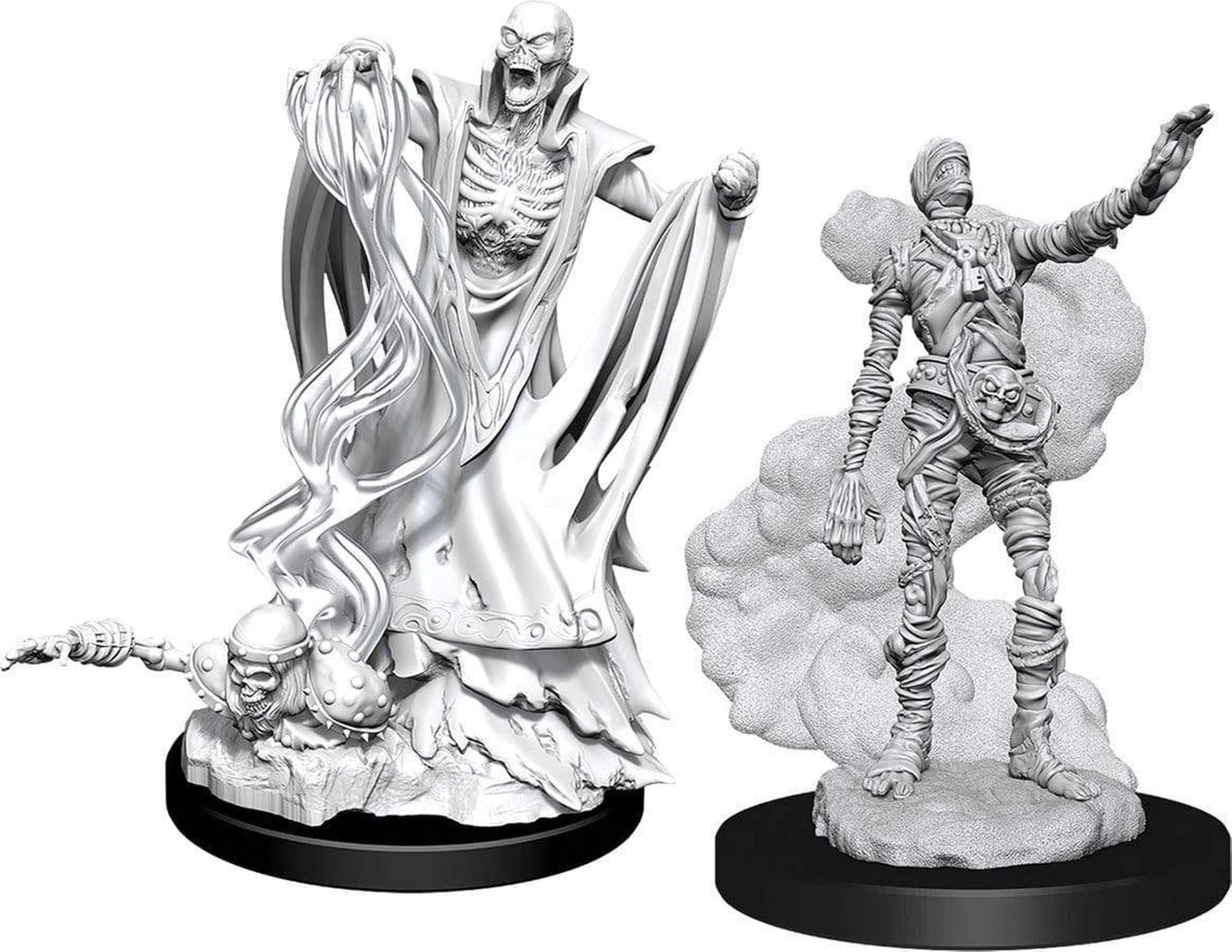 WizKids D&D Nolzurs Marvelous Upainted Miniatures: Wave 11: Lich & Mummy Lord