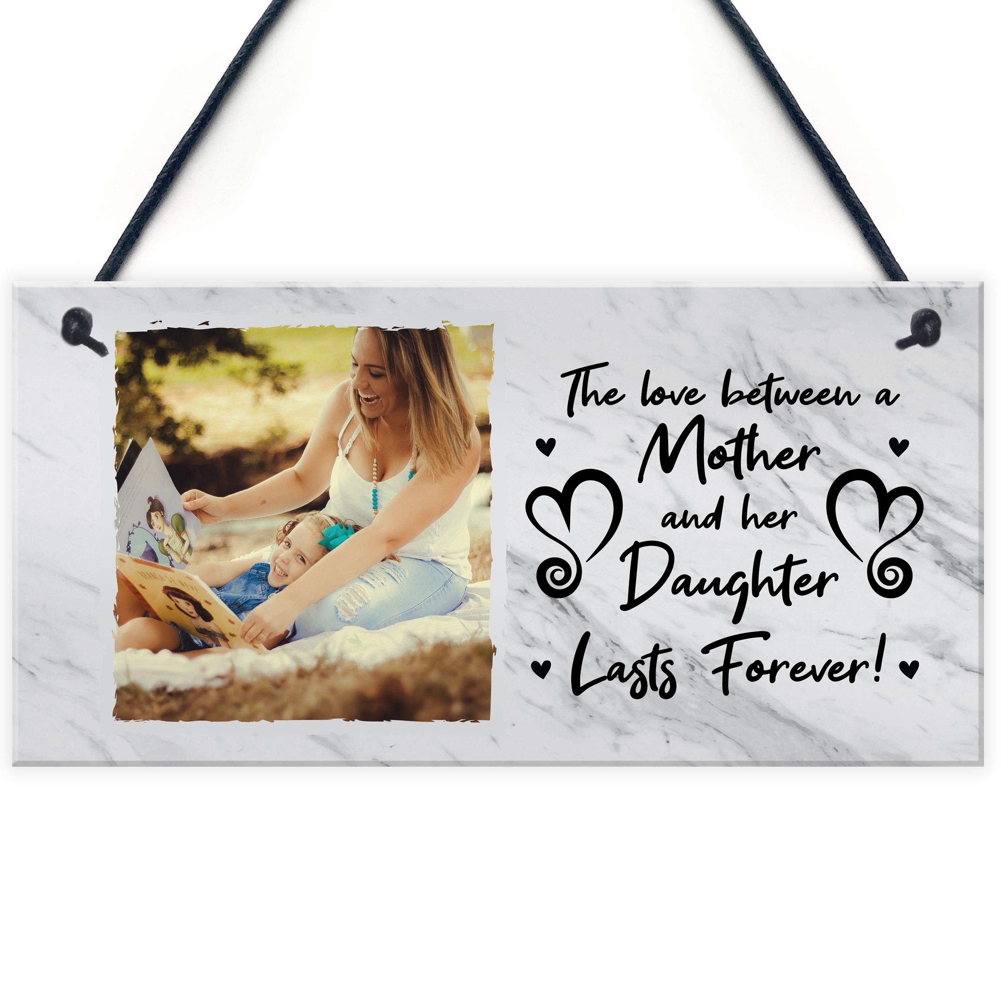Mum Gift For Mothers Day Birthday Hanging Sign Personalised Mum Daughter Gift Keepsake