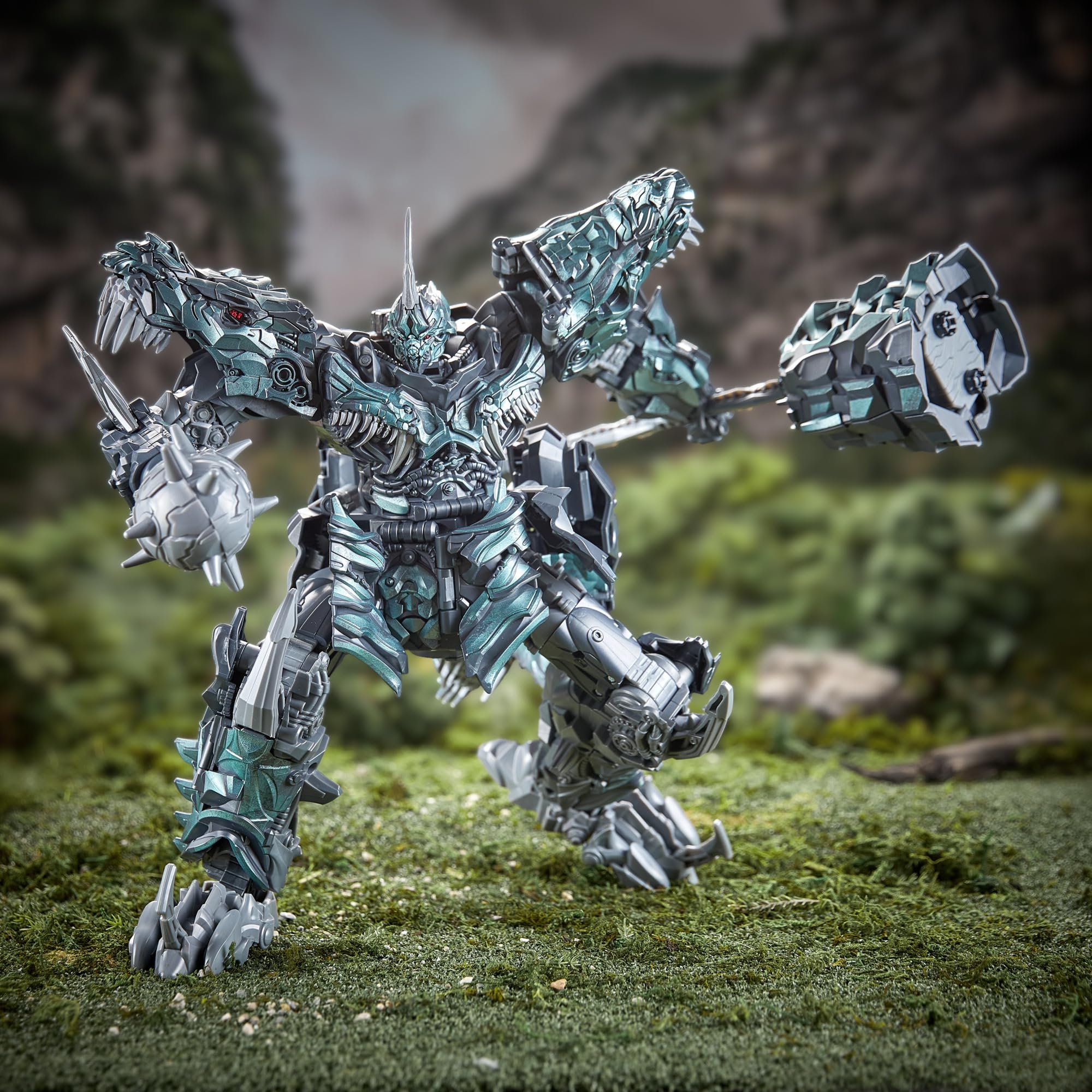 Transformers Studio Series, L'era dell'estinzione, Grimlock, action figure convertibile collezionabile Titan Class da 38 cm, dai 15 anni in su