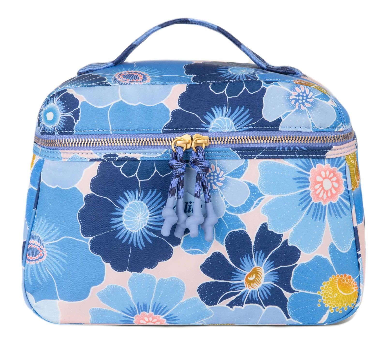 Oilily Kosmetiktasche Coco Beauty Case Vista Blue Mehrfarbig