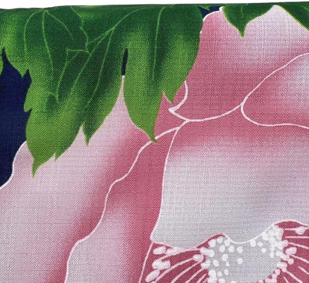 浴衣 牡丹 藍色 華やか お洒落 着物 032a d 藍 色 着物