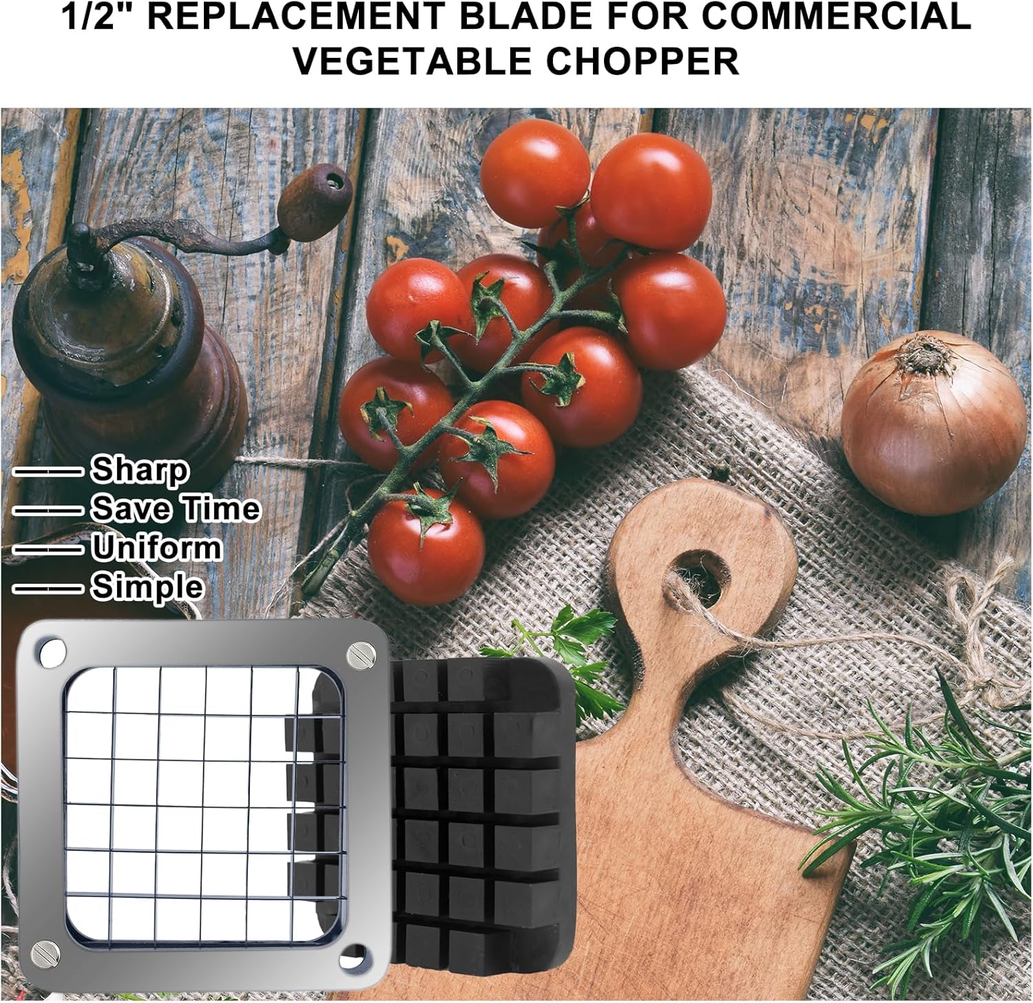 Replacement Chopper1/2‘’ Blade, mercial Vetable Chopper Dicer