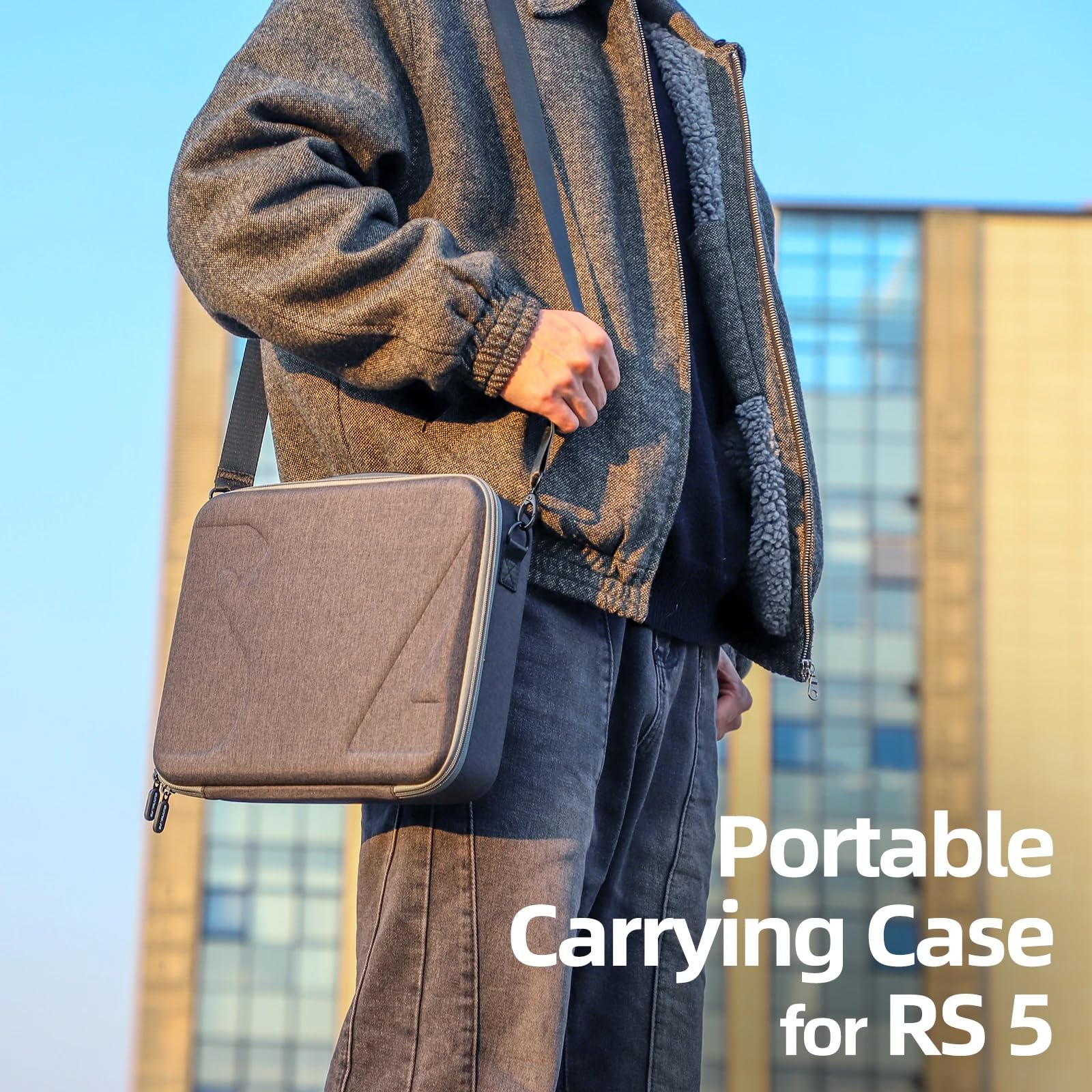 Custodia Borsa per DJI RS 5, Ronin 5 Gimbal Stabilizzatore Case, Custodia da trasporto Borsa a mano Case da viaggio Portatile Bag a tracolla Accessori per DJI RS 5 Combo