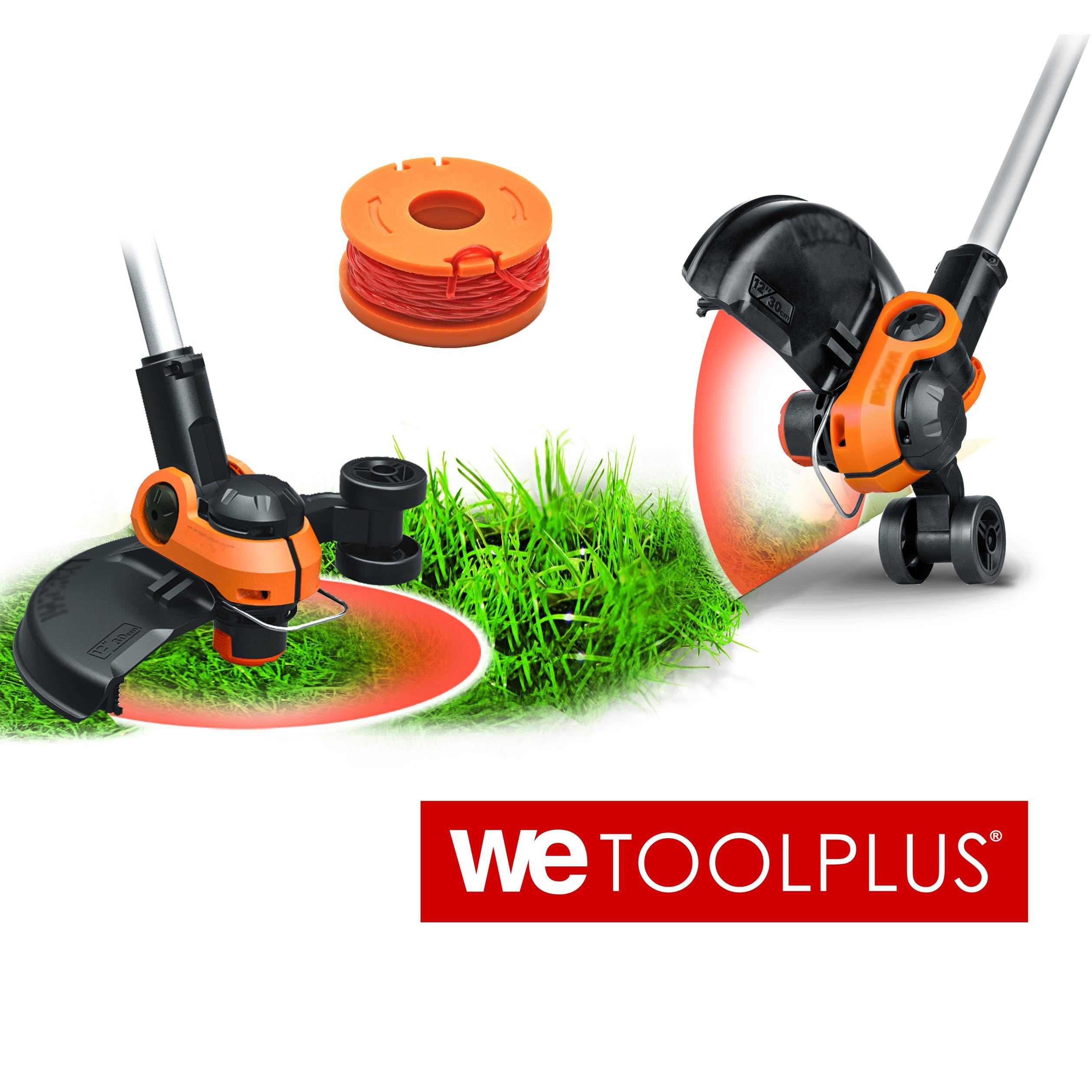 6x Ersatz-Spulenkappen Für WORX Unkrauttrimmer (WG150 Serie) – Robustes ABS-Material
