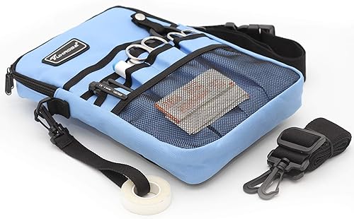 Vista 66 de Riñonera para enfermera con soporte para cinta, organizador de bolsillo para enfermeras para profesionales médicos, bolsa de cintura de enfermera