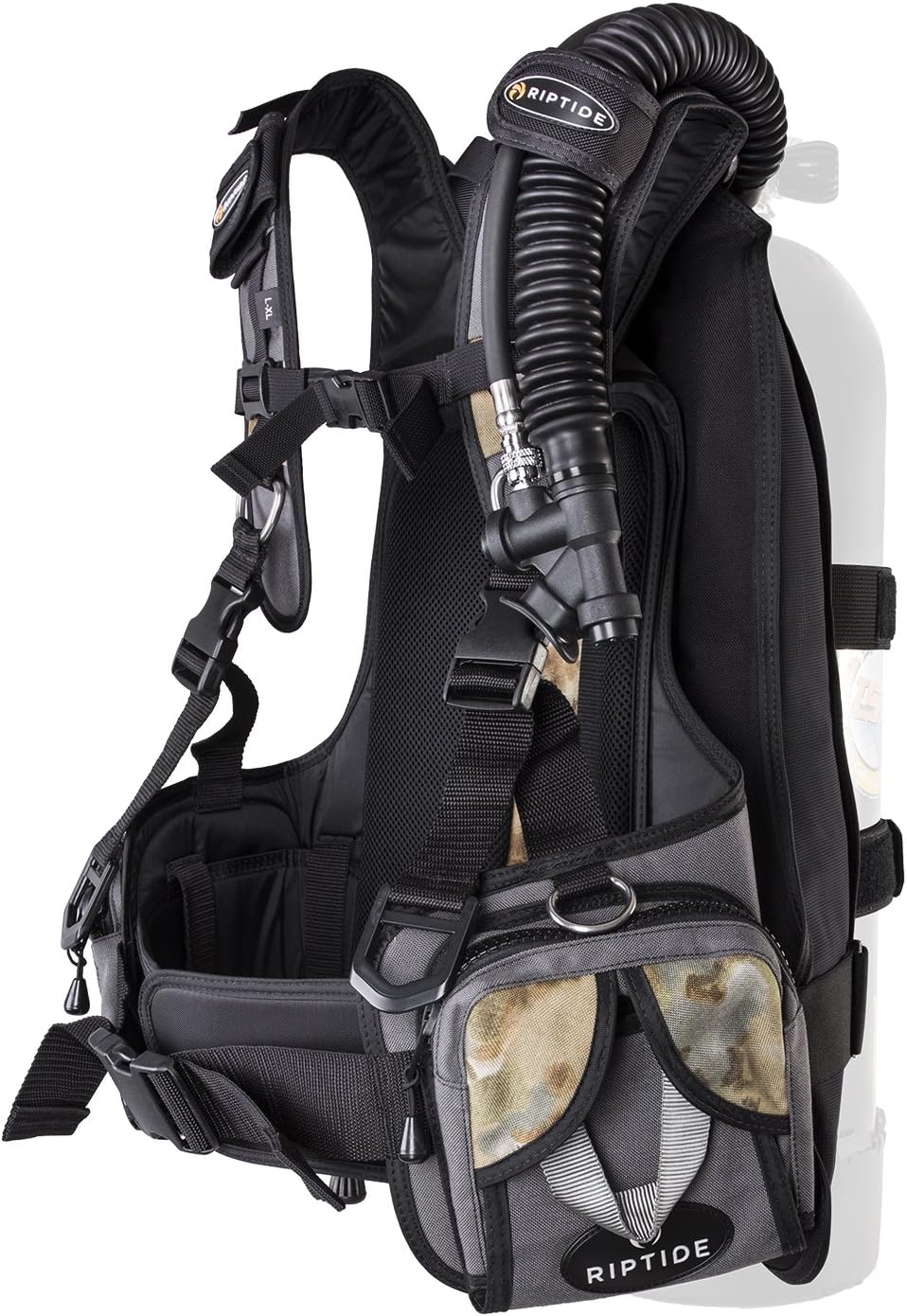 Riptide Mutineer Lightweight Mens Back Mount BCD Weight Integrated