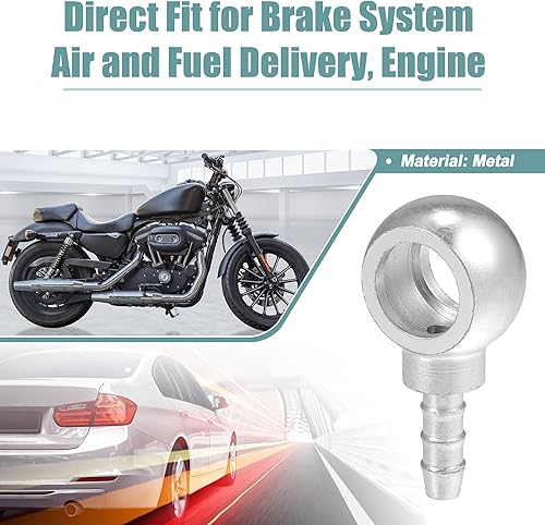 Miniatura 4 de ACROPIX 0.630 in ID 0.315 in OD M16x1.5 Banjo Bolt manguera accesorios universal Banjo montaje línea de combustible con arandela de tornillo para