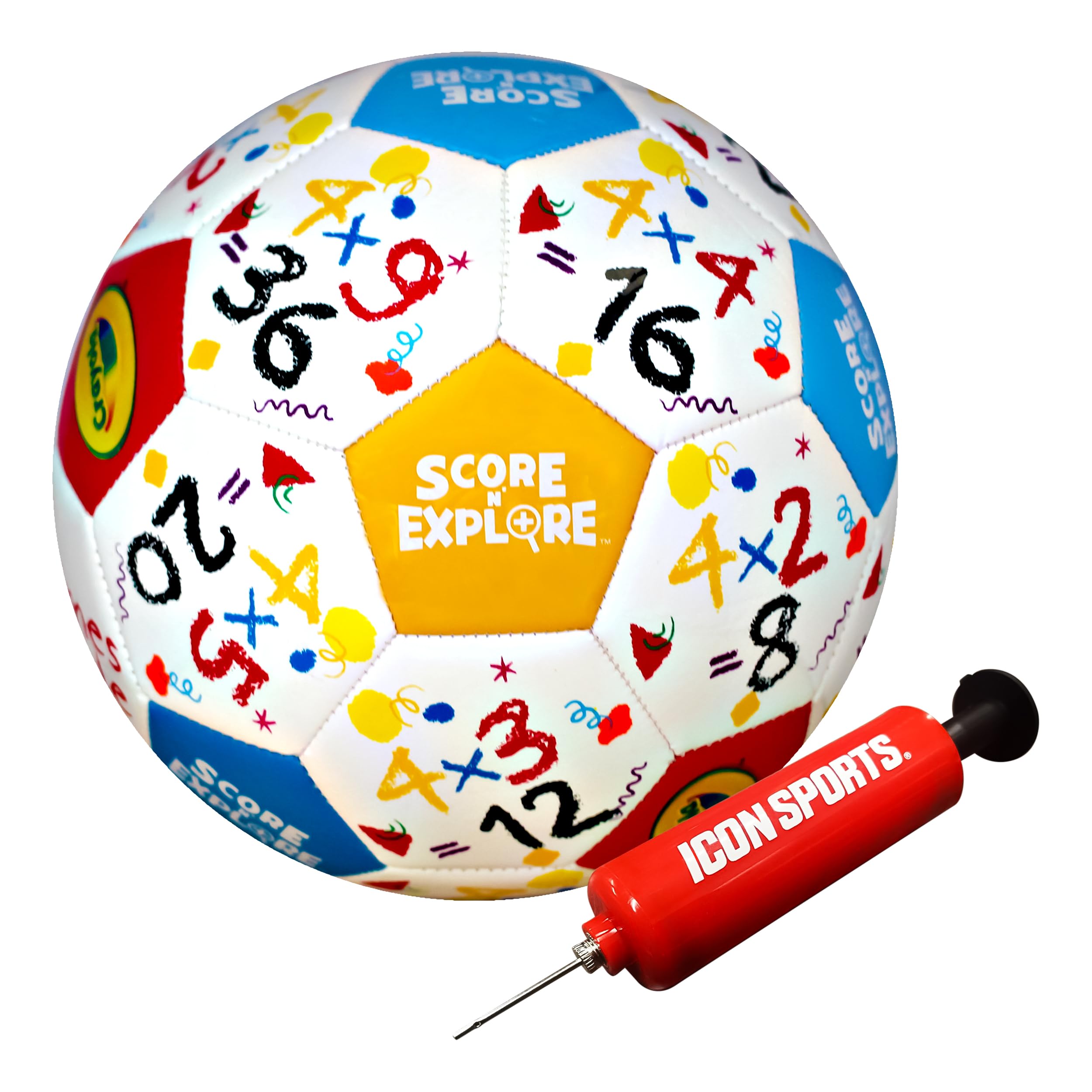 Crayola Official Soccer Ball - Unisex Kids - Multiplication Size 5
