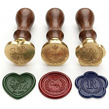 KAINSY Custom Wax Seal Stamp, Personalized Name Logo Sealing Stamp