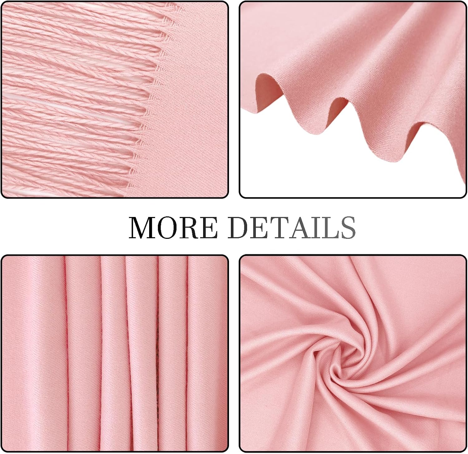 Pashmina Shawls Wraps for Evening Dress Women's Warm Scarf Bridesmaid Wedding Bridal Gifts Large Winter Scarves - Image 6