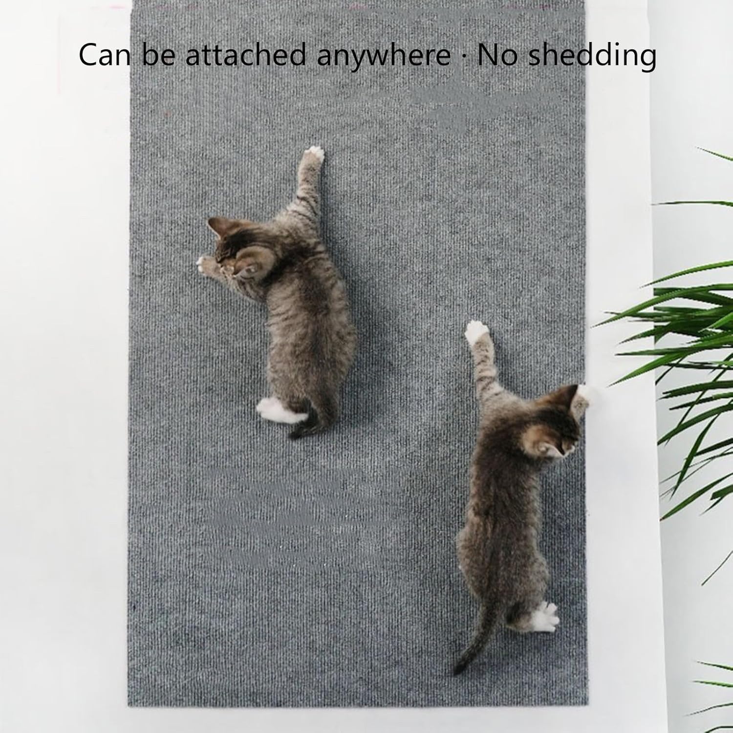 Pack of 2 Adhesive Tree Furniture Protector Pad Nonslip Carpet Polyester Mats Adhesive Carpet Mats for Cats Tree Furniture
