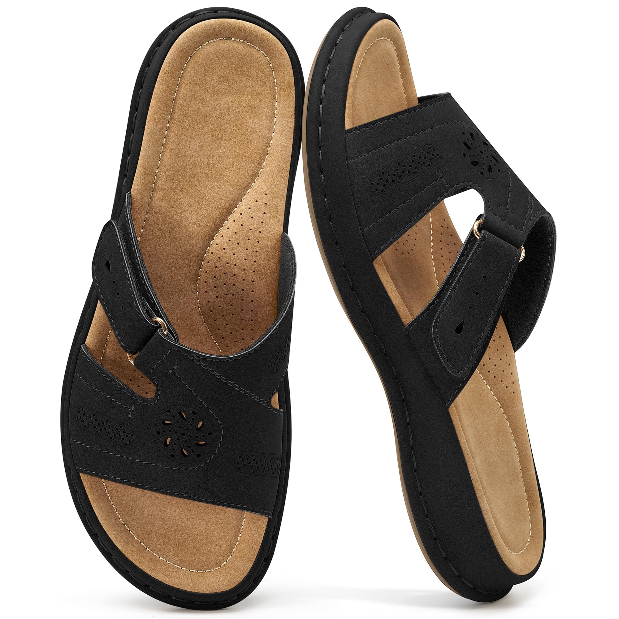 Womens Casual Slide Sandals Larwen