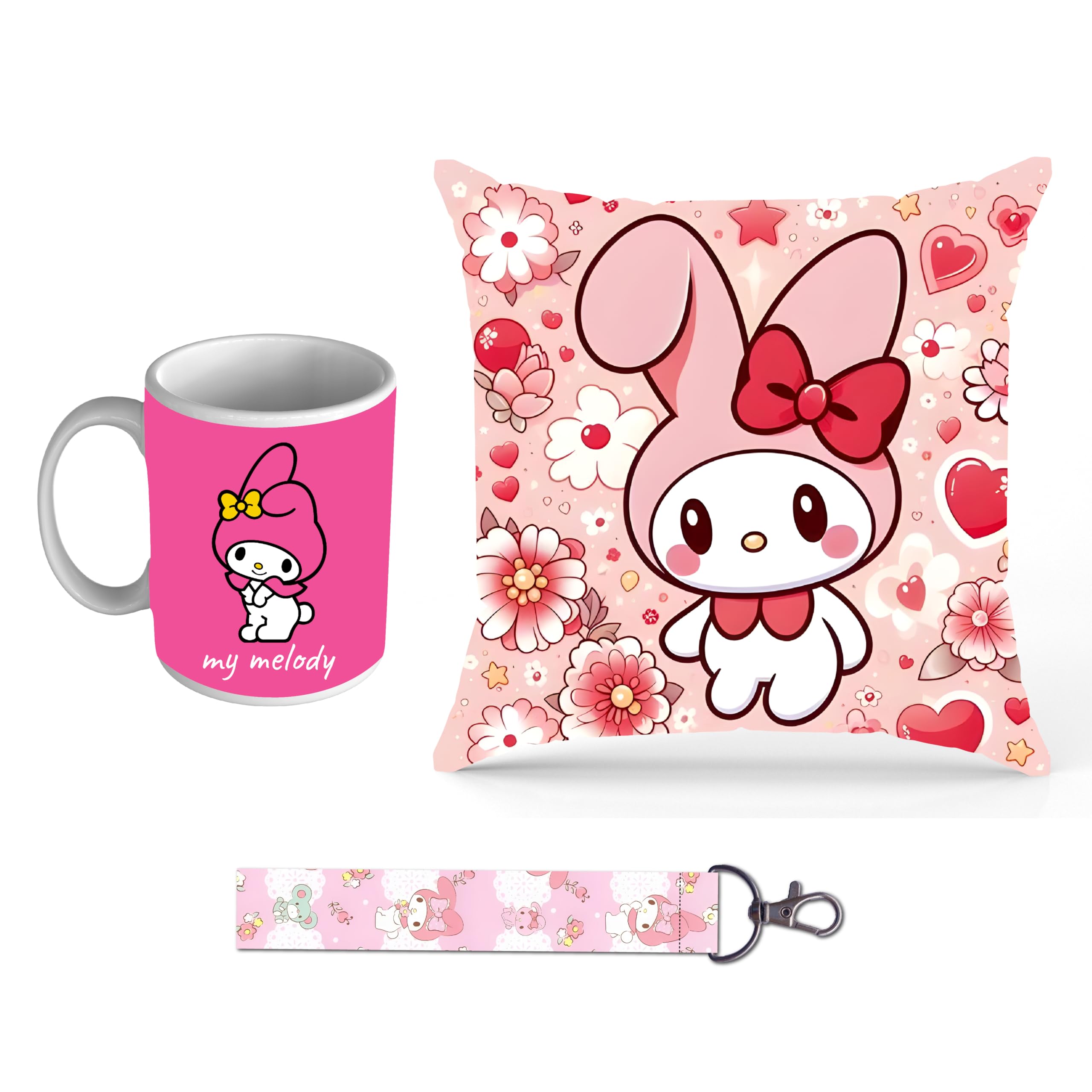 woopme My Melody Combo Kit For Kids,Sanrio Fans | Kawaii Gift Kit
